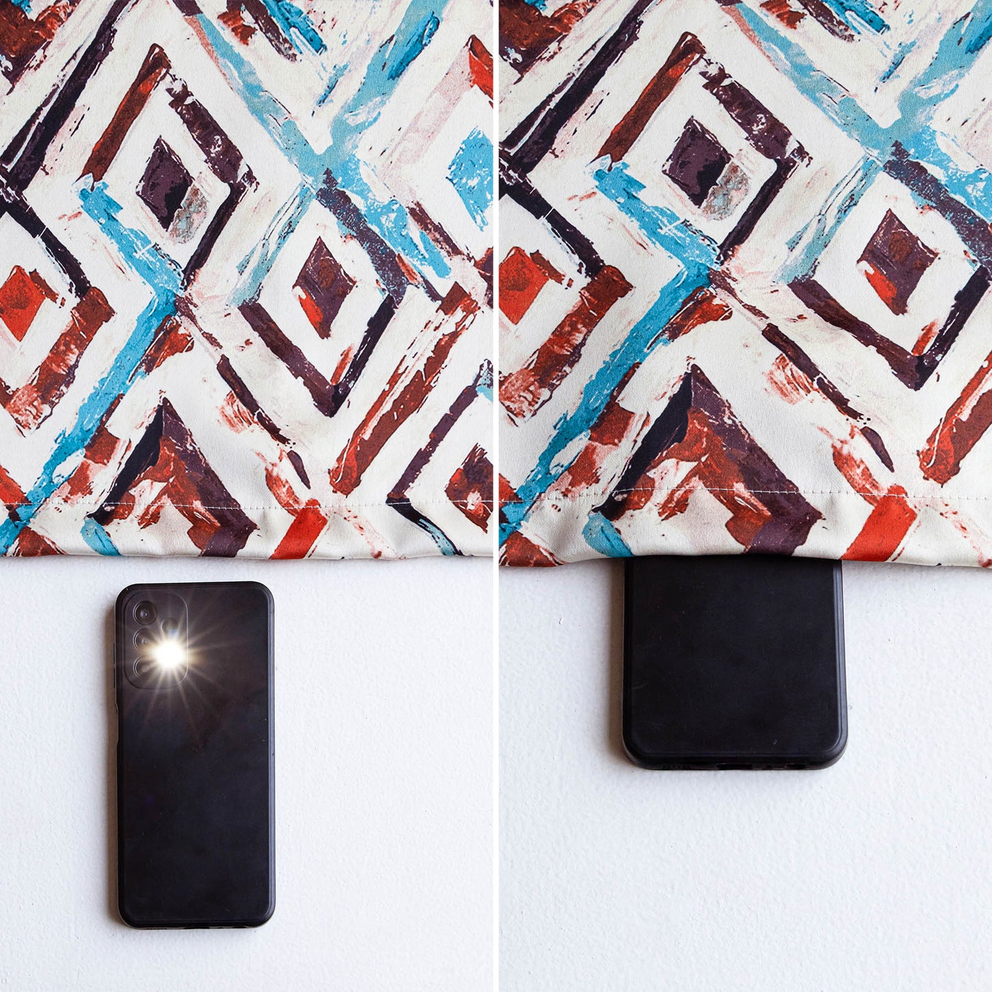 Imprimer Geometric - Back Tab DP Curtain