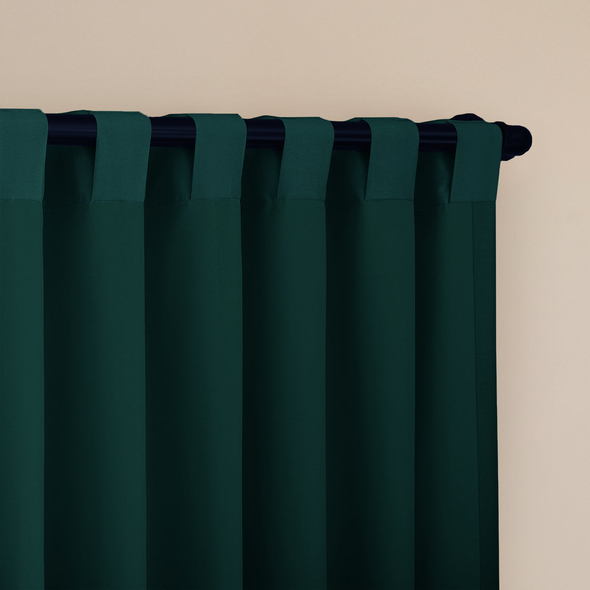 Fort Essential - Back Tab Blackout Curtain (Rama Green)