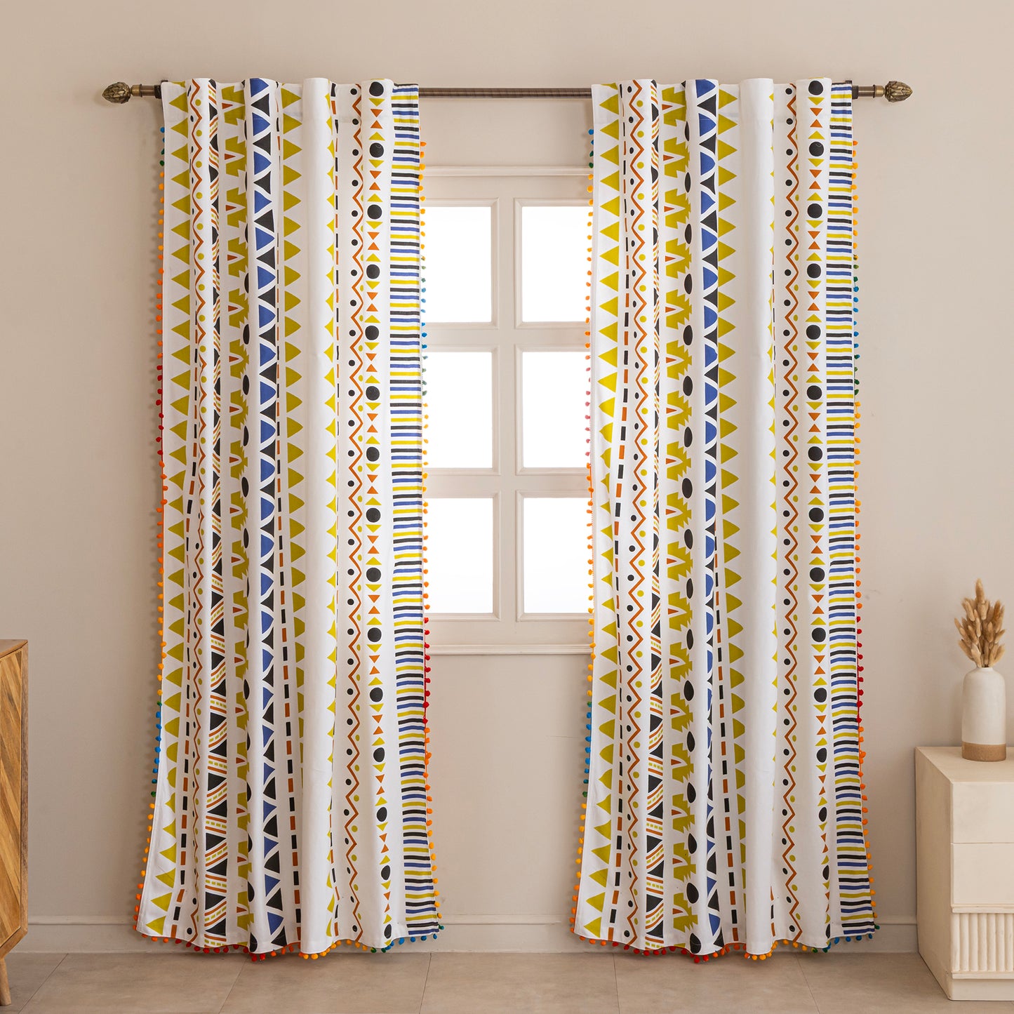 Imprimer Handpicked Santo - Back Tab Curtain
