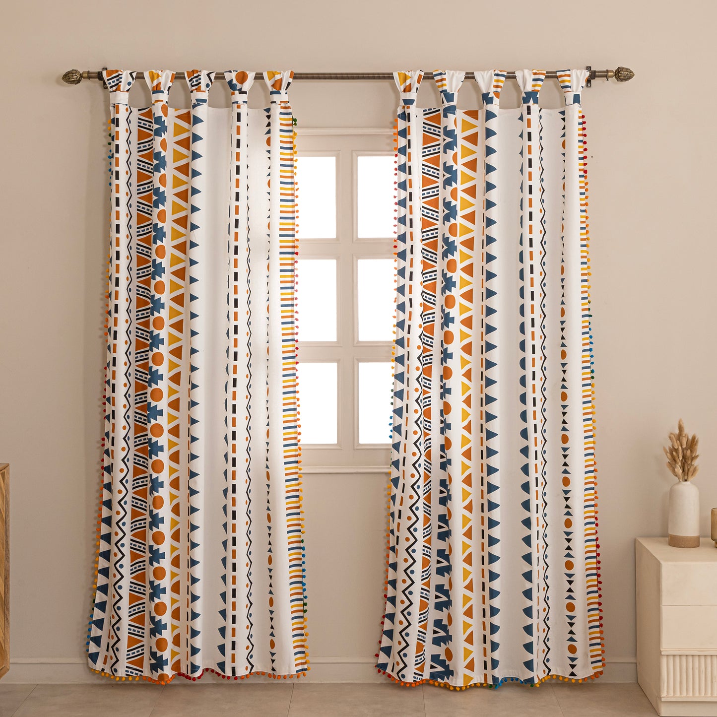 Imprimer Handpicked Santo - Twist Tab Top Curtain