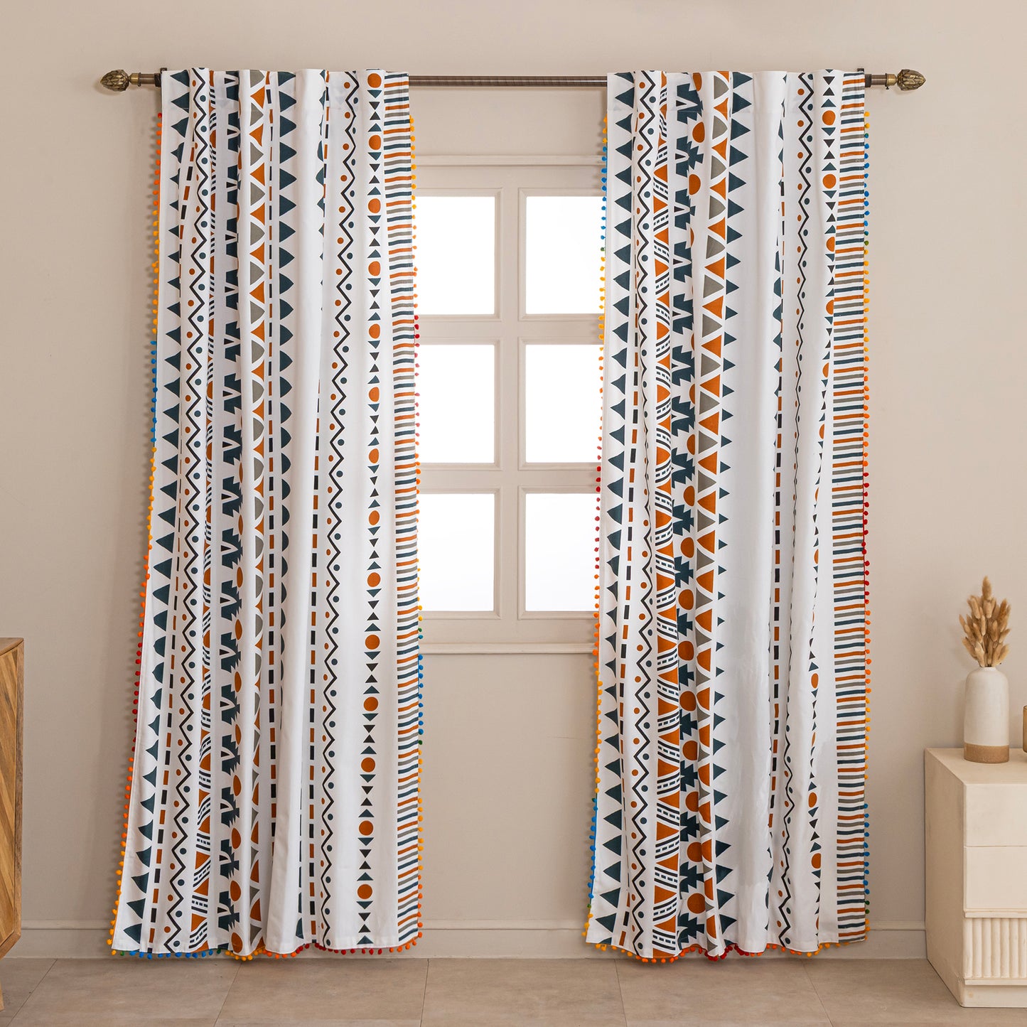 Imprimer Handpicked Santo - Back Tab Curtain