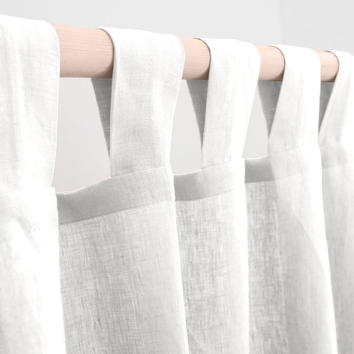 Fort Absolute - White Loop Sheer Curtain