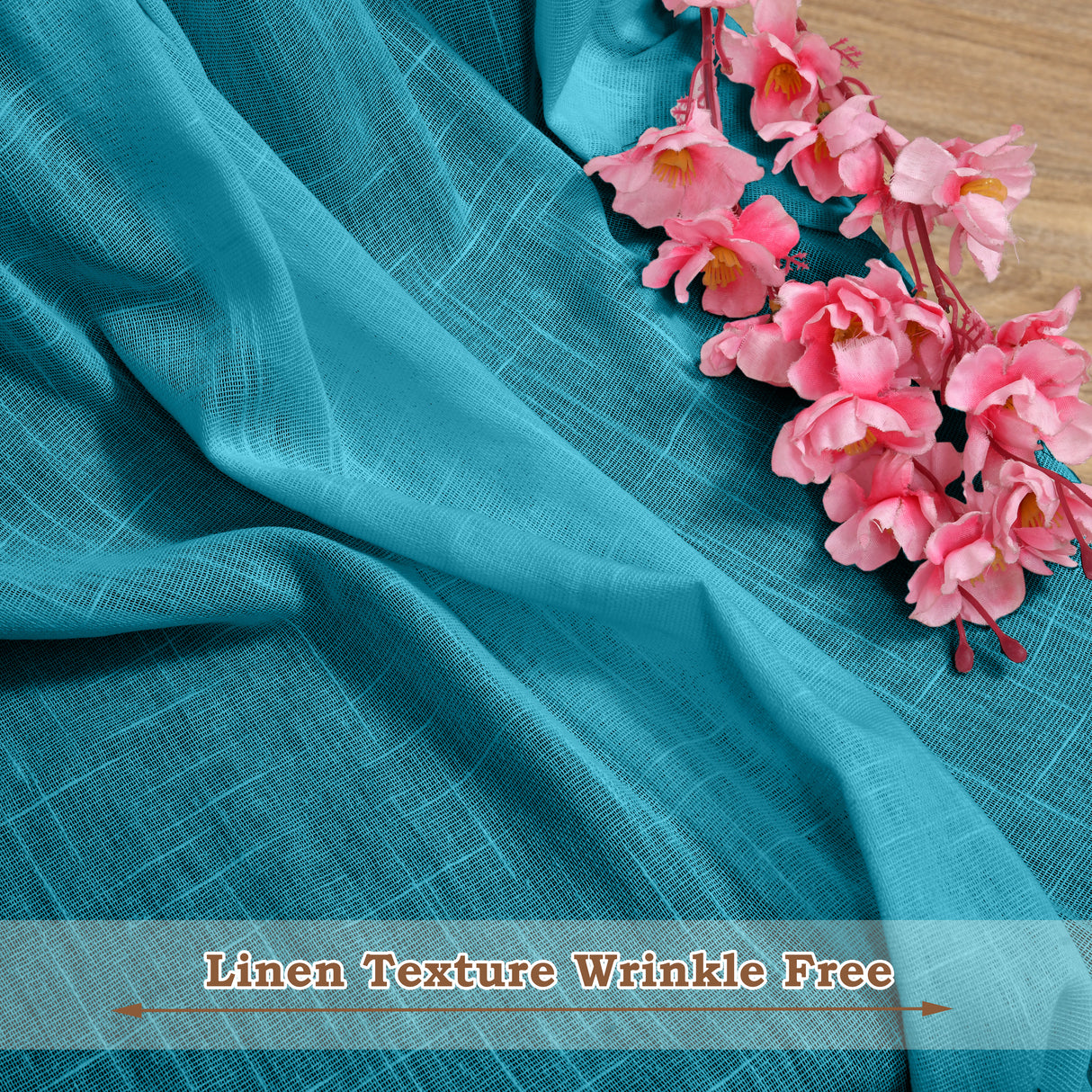 Fort Absolute - Blue Loop Sheer Curtain