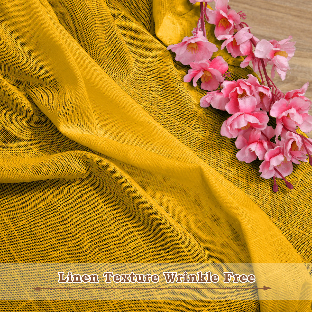 Fort Absolute - Yellow Loop Sheer Curtain