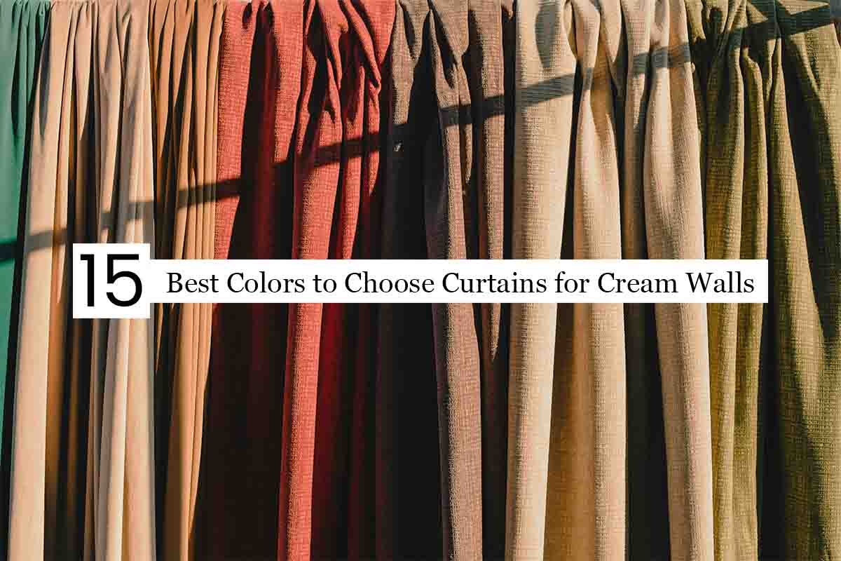 best color curtains for cream walls