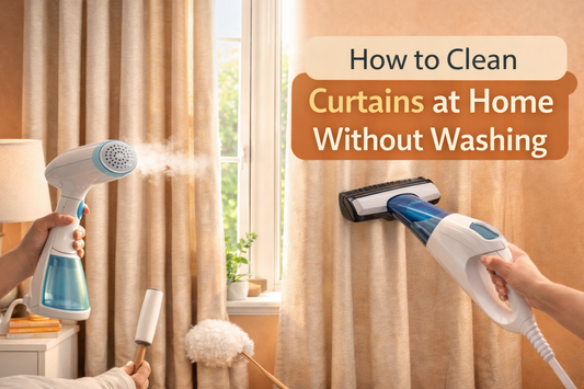 How to Clean Curtains at Home Without Washing