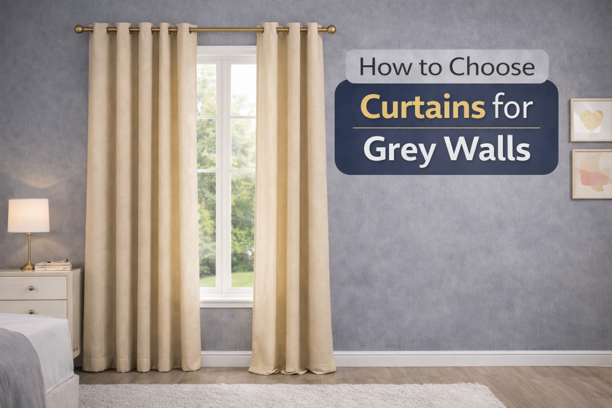Grey Colour Curtain Combination Stylish Curtain Ideas for Living Room & Bedroom