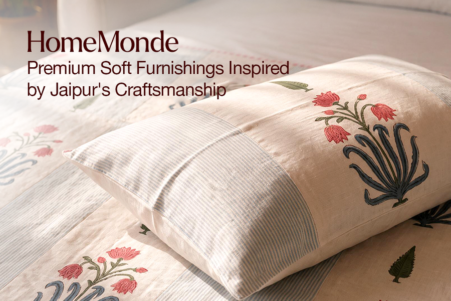 HomeMonde - Premium Soft Furnishings Inspired by Jaipur's Craftsmanship