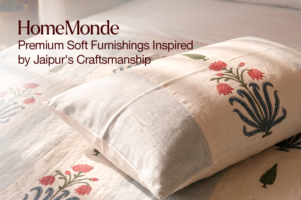 HomeMonde - Premium Soft Furnishings Inspired by Jaipur's Craftsmanship
