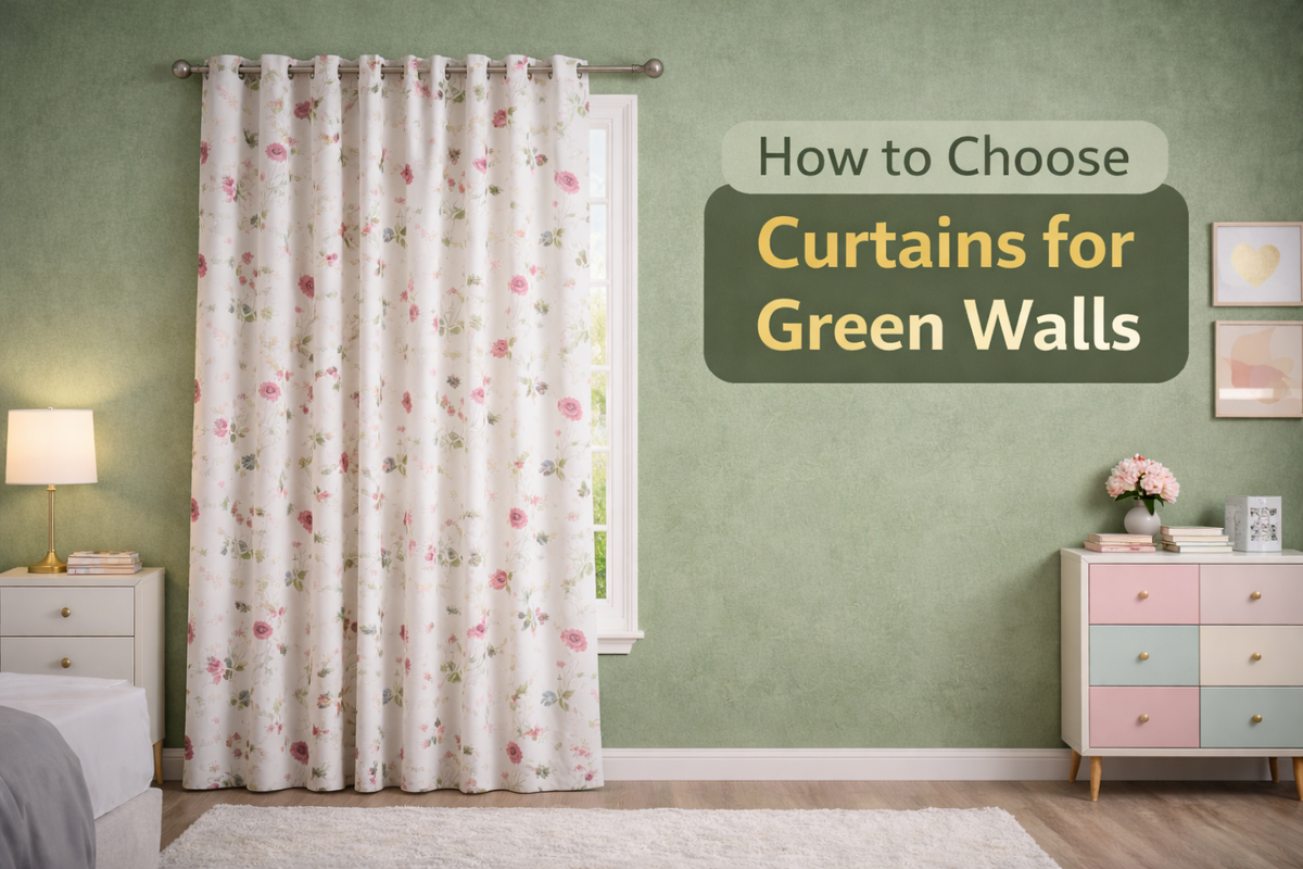 How to Choose Curtains for Green Walls