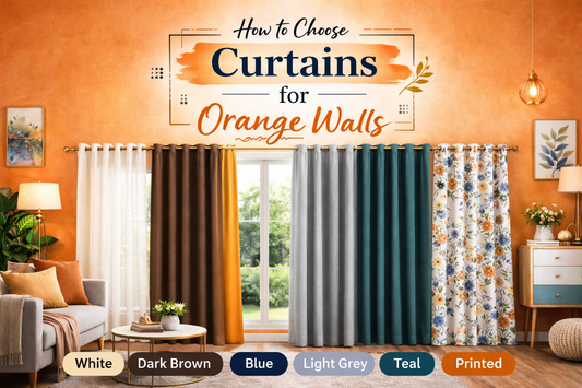 How to Choose Curtains for Orange Walls