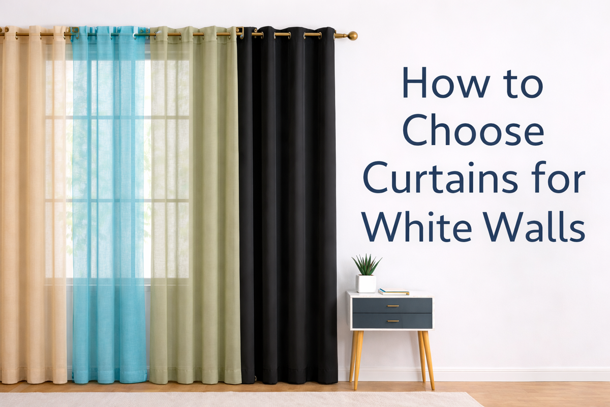 How to Choose Curtains for White Walls