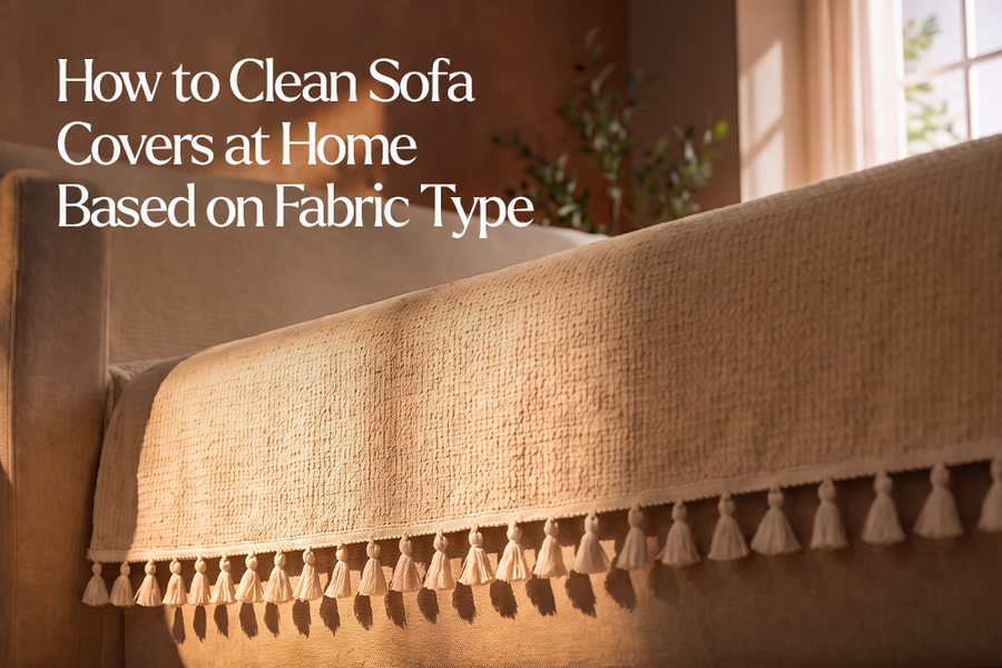 How to Clean Sofa Covers at Home Based on Fabric Type
