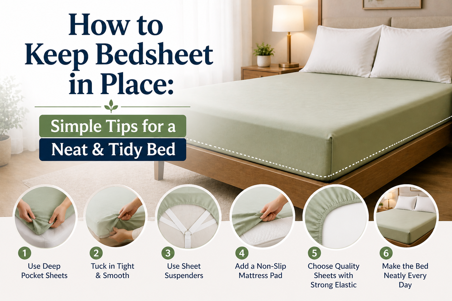 How to Keep Bedsheet in Place Simple Tips for a Neat & Tidy Bed