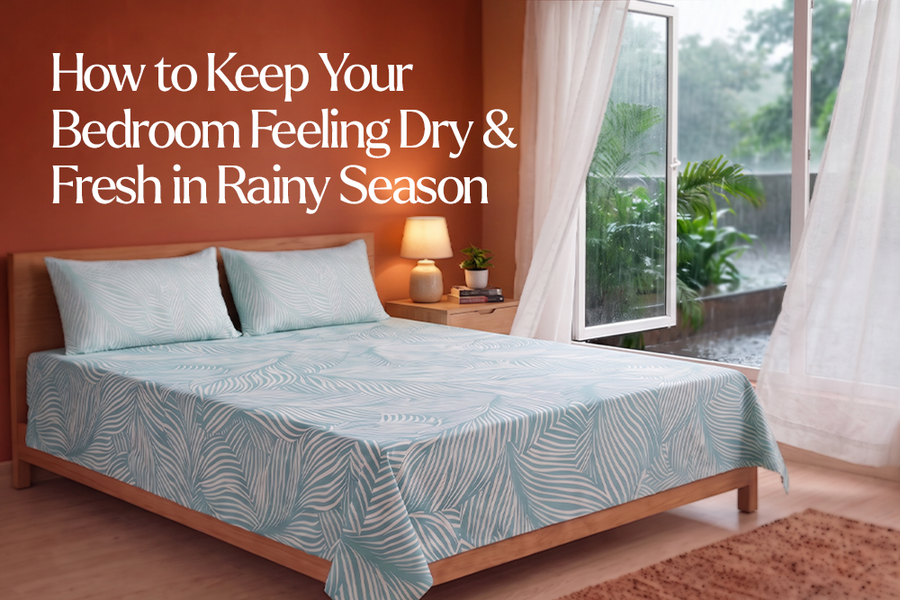 How To Keep Your Bedroom Feeling Dry & Fresh in Rainy Season