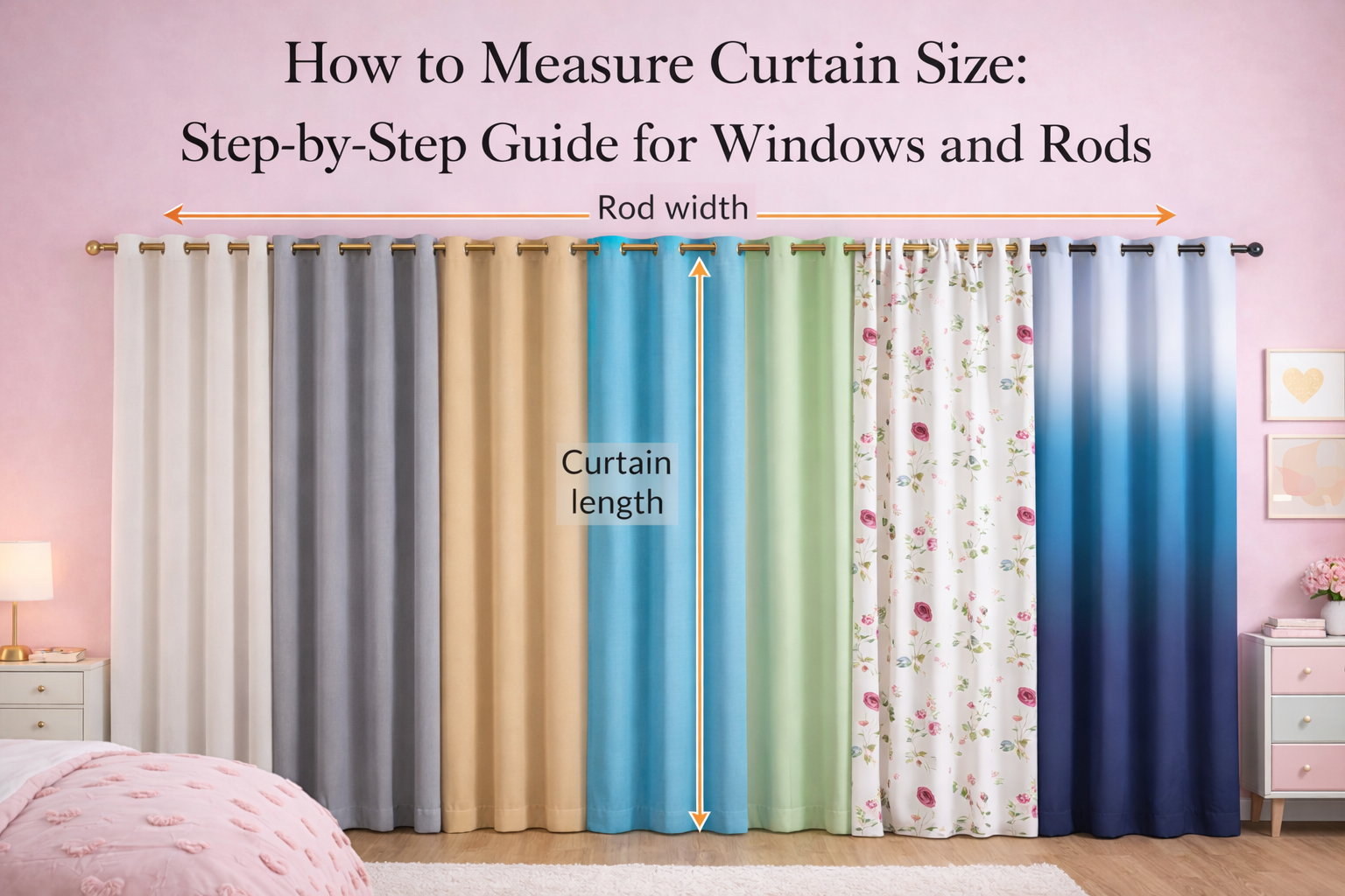 How to Measure Curtain Size: Step-by-Step Guide for Windows and Rods