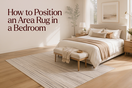 How to Position an Area Rug in a Bedroom
