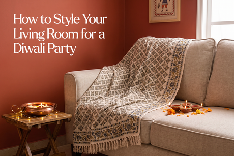 How to Style Your Living Room for a Diwali Party