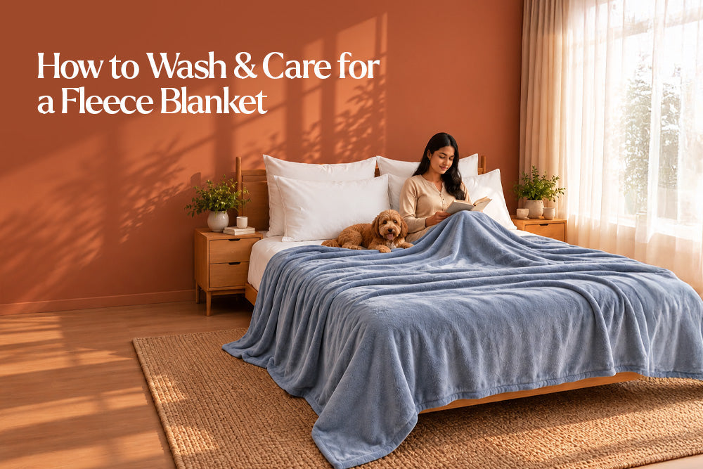 How to Wash & Care for a Fleece Blanket Without Damaging It