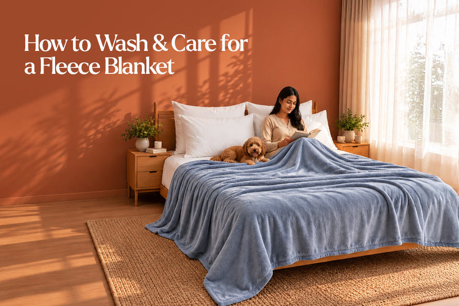 How to Wash & Care for a Fleece Blanket Without Damaging It