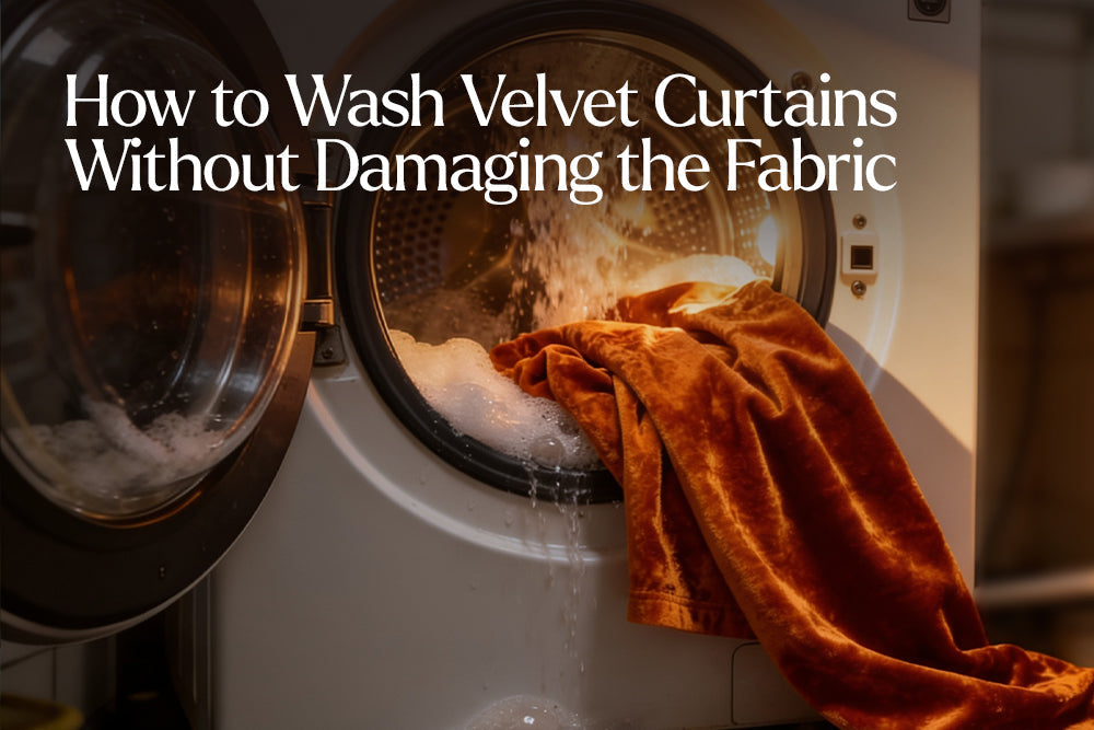 How to Wash Velvet Curtains Without Damaging the Fabric