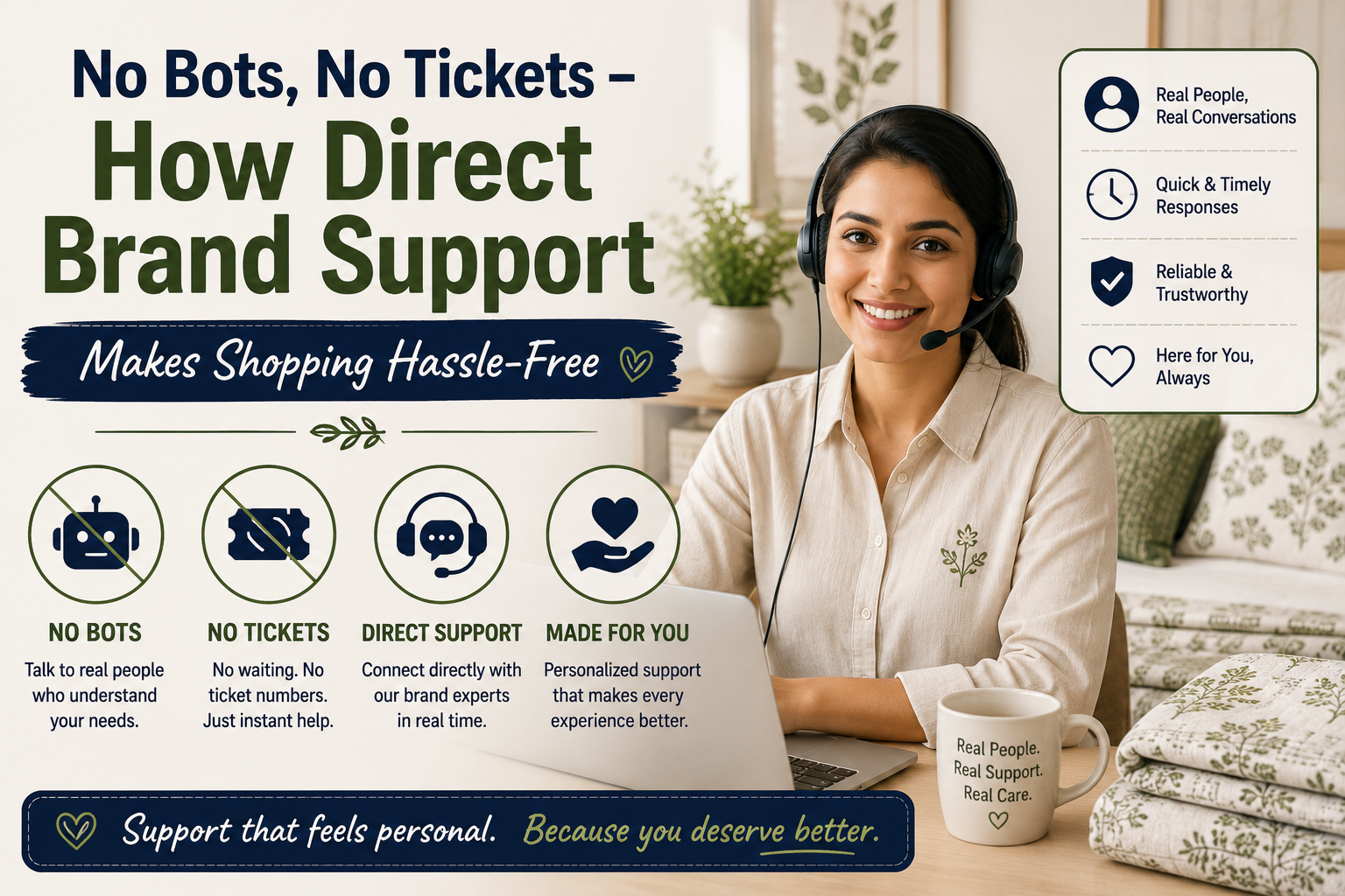 No Bots, No Tickets - How Direct Brand Support Makes Shopping Hassle-Free