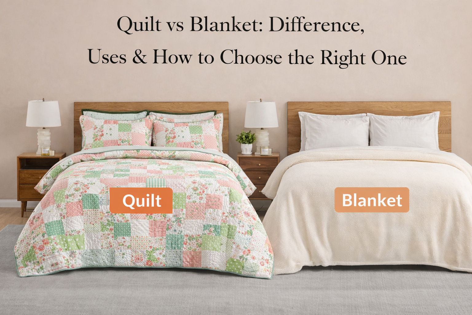 Quilt vs Blanket: Difference, Uses & How to Choose the Right One