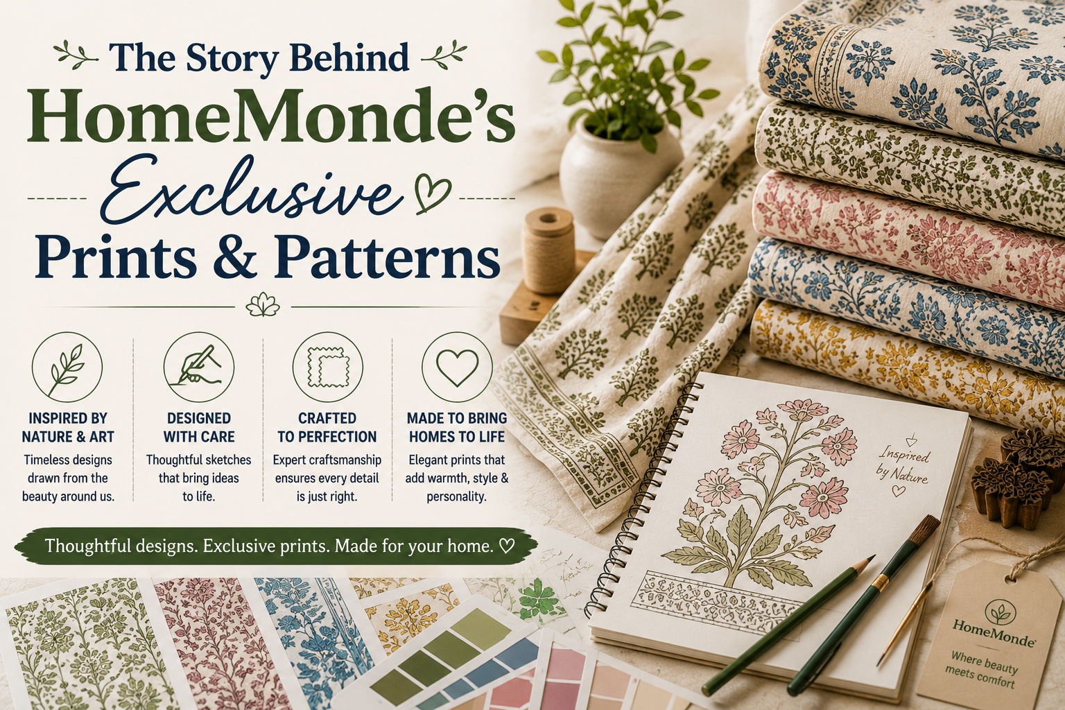 The Story Behind HomeMonde’s Exclusive Prints & Patterns