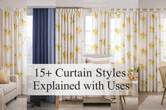 Type of Curtains: 15+ Curtain Styles Explained with Uses
