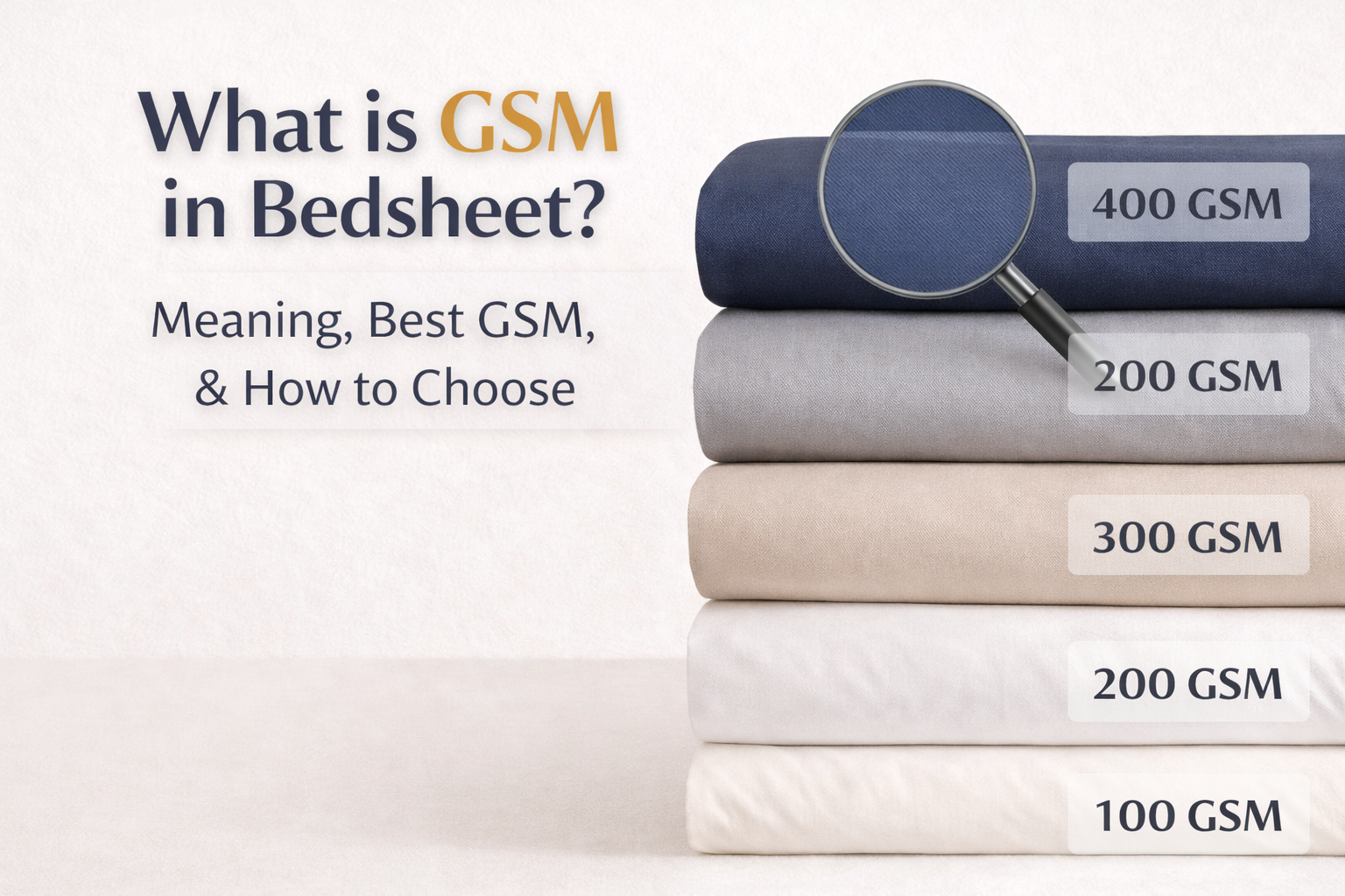 What Is GSM in Bedsheet? Meaning, Best GSM & How to Choose