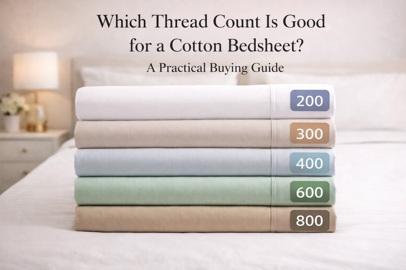 Which Thread Count Is Good for a Cotton Bedsheet? A Practical Buying Guide