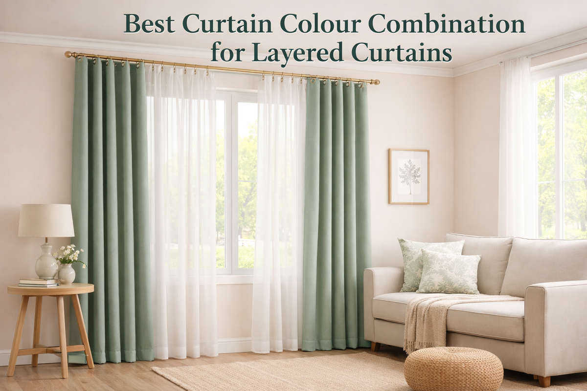 Best Curtain Colour Combination for Layered Curtains