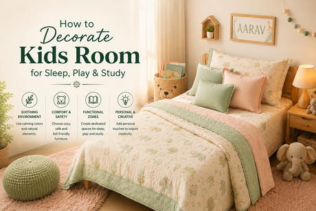 How to Decorate Kids Room for Sleep, Play & Study