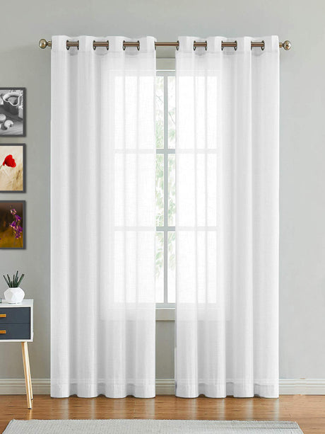 Solid Sheer Curtain