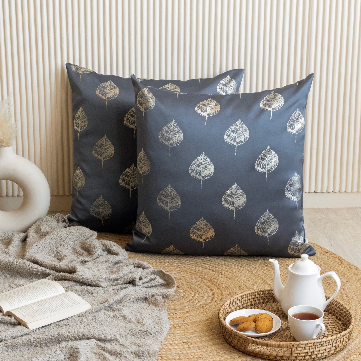 Foil Print Cushion Cover