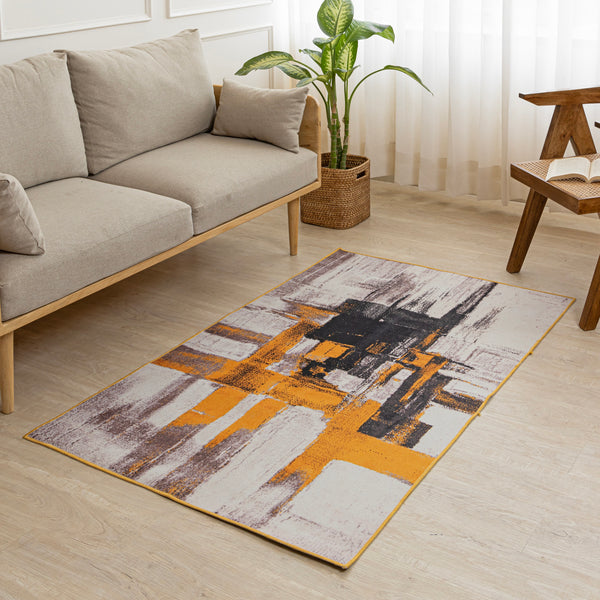 Imprimer Scribble - Digital Printed Felt Rug (Multicolor)