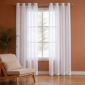 Fort Absolute - White Sheer Curtain