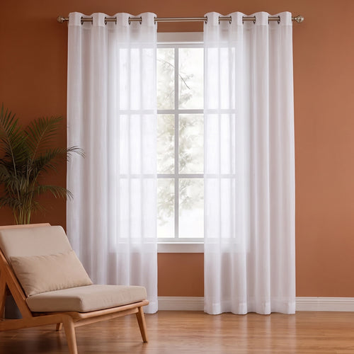 Fort Absolute - White Sheer Curtain