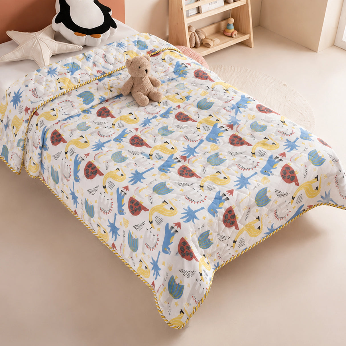 Imprimer Dino Adventure - Printed Baby Blanket