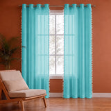 Fort Handpicked Breeze - Celeste Sheer Curtain