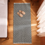 Tessitura Confetti - Diamond Cotton Rug (Grey & White)