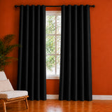 Fort Essential - Back Tab Blackout Curtain (Black)
