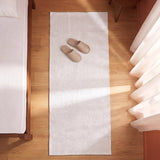 Tessitura Chromatic - Herringbone Cotton Rug (White)
