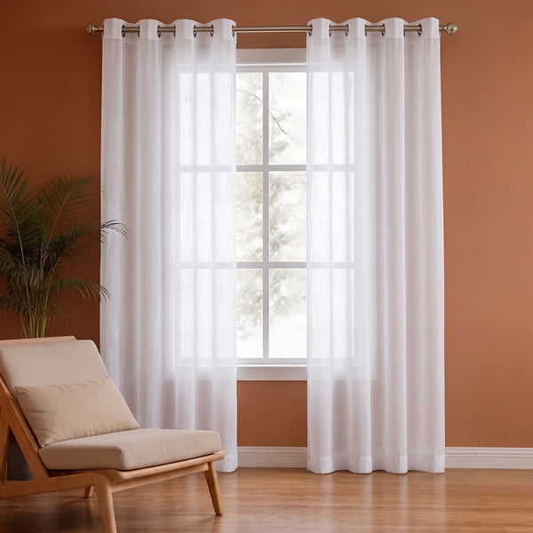 Fort Absolute - White Sheer Curtain