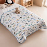 Imprimer Baby Blue Hunter - Printed Baby Blanket