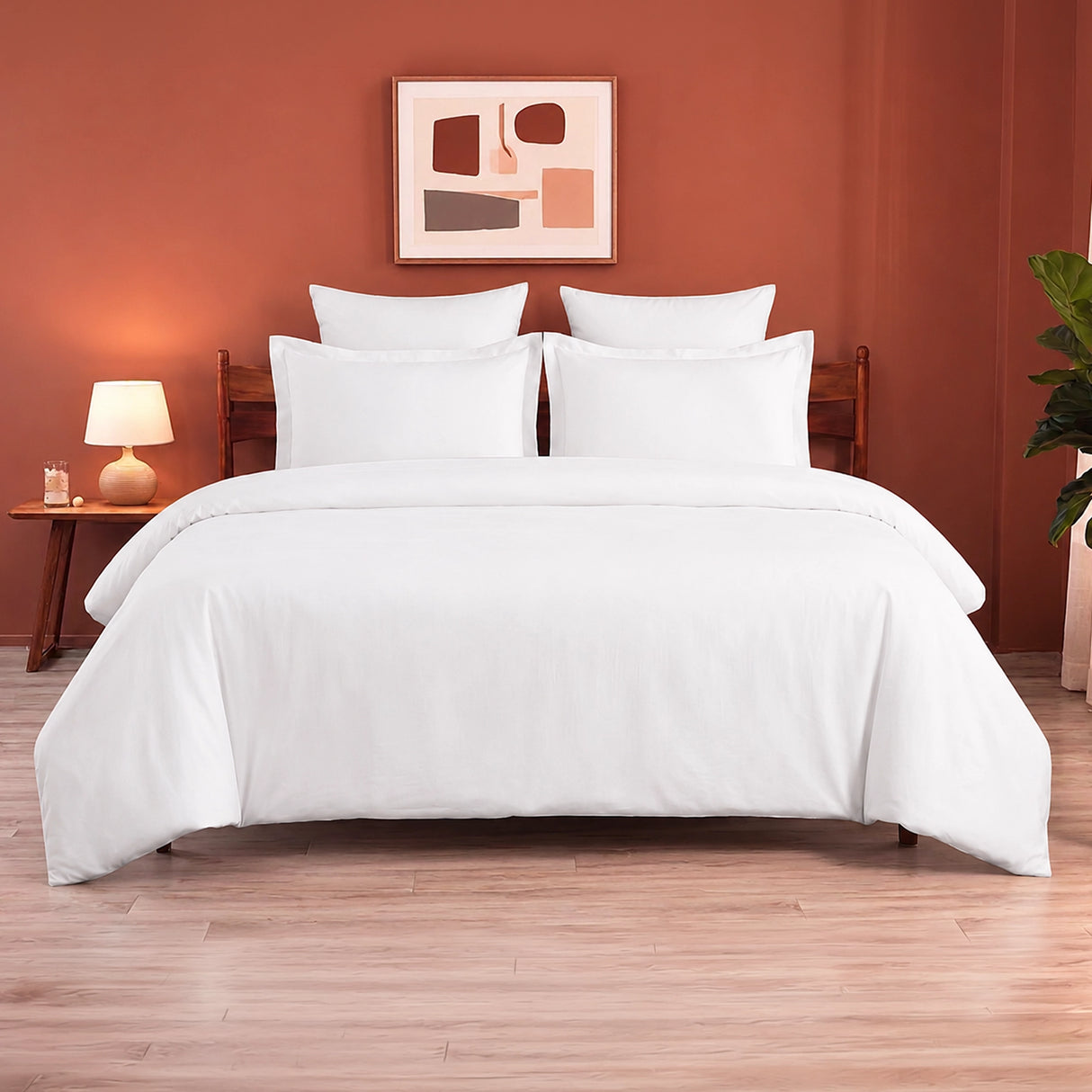 Fort Mellow - Solid Duvet Cover (White)