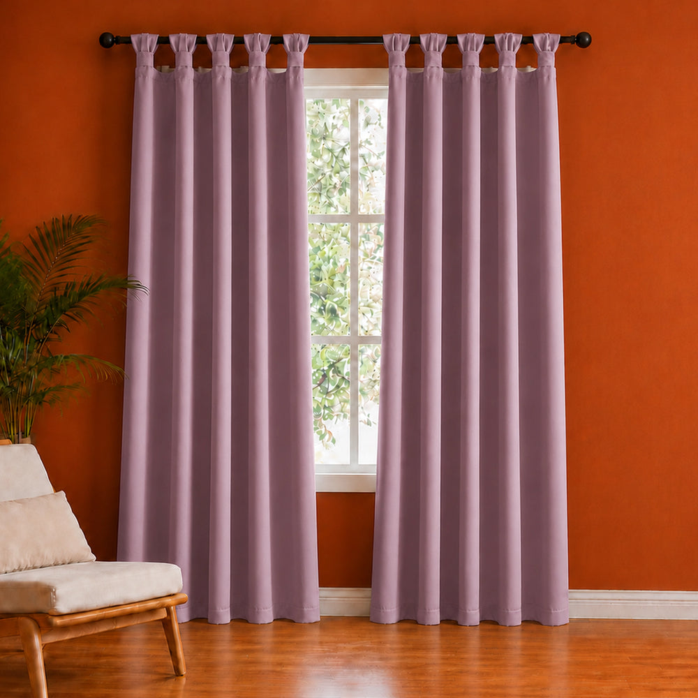 Fort Essential - Twist Tap Top Blackout Curtain (Lavender)