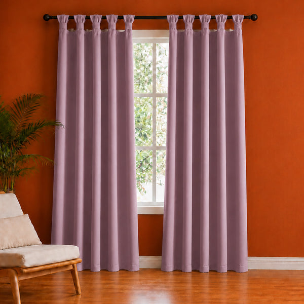 Fort Essential - Twist Tap Top Blackout Curtain (Lavender)