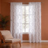 Imprimer Wavy Rhythm - Sheer Curtain Rod Pocket