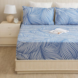 Premium Parcale Bedsheet & Chevron Throw Combo Set